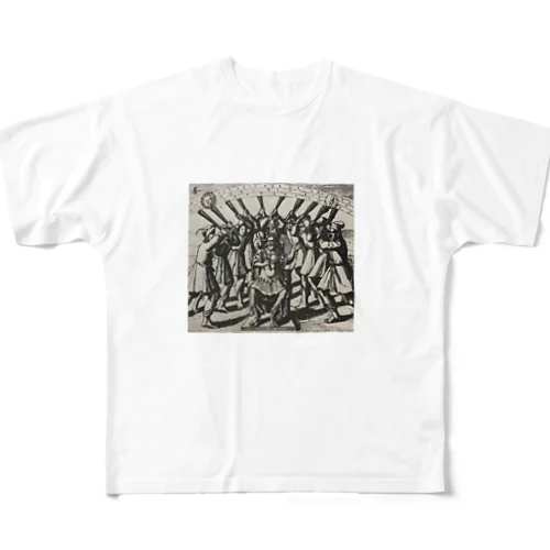 狙われてる王様 All-Over Print T-Shirt