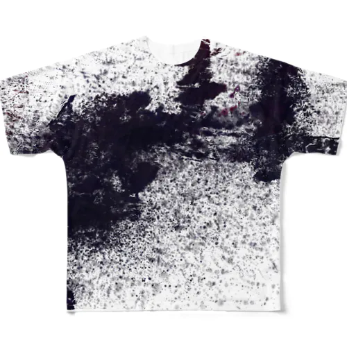 ｢荒｣ All-Over Print T-Shirt