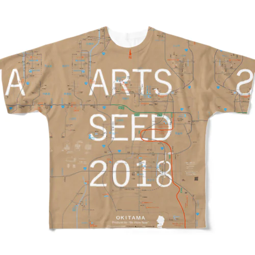 ASO2018マップ All-Over Print T-Shirt