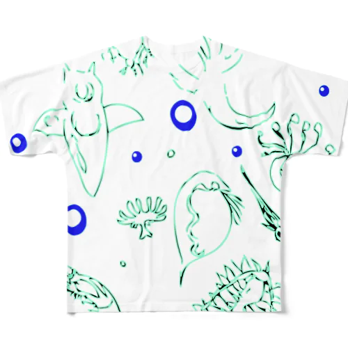 プランクトンちゃん All-Over Print T-Shirt