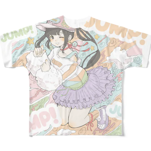 JUMP-Tシャツ フルグラフィックTシャツ