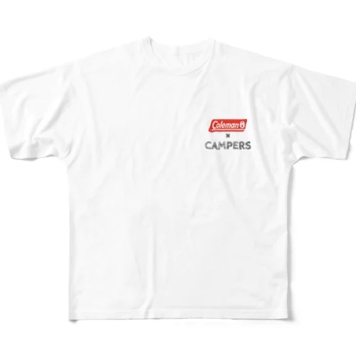 コールマンxCAMPERS フルグラフィックTシャツ