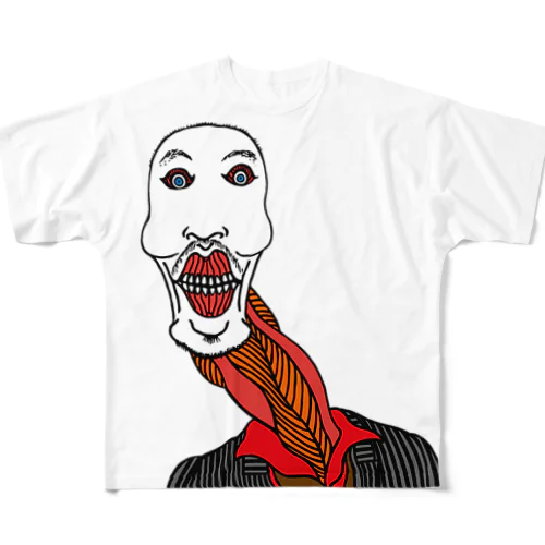 仮面の男 六覺千手-零式- フルグラフィックTシャツ