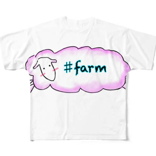 #farm フルグラフィックTシャツ