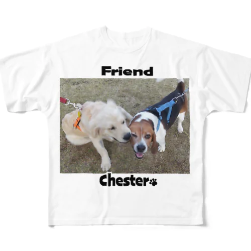 chester-friend All-Over Print T-Shirt