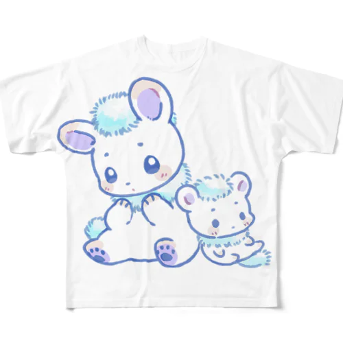 しろくまちゃん All-Over Print T-Shirt