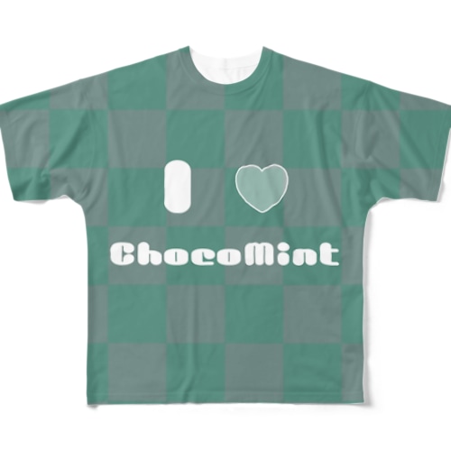 I ♡ ChocoMintグッズ All-Over Print T-Shirt