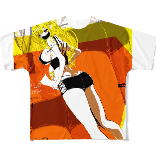 BOOTY PUMP 夏の着せ替えドール 0564 エロポップ ギャル せな 白限定 All-Over Print T-Shirt