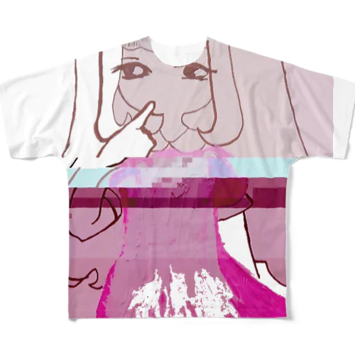 生意気Girlitci フルグラフィックTシャツ