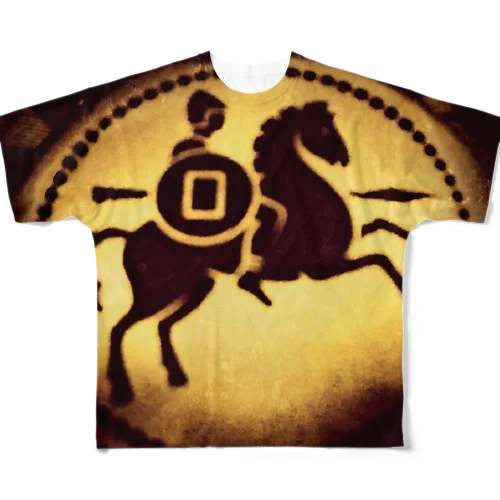 Horse back riding フルグラフィックTシャツ