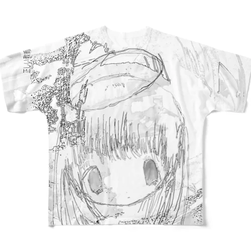 睡水愛 All-Over Print T-Shirt