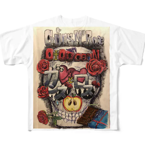 ガンズとロズ All-Over Print T-Shirt