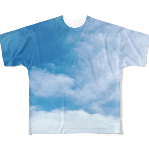 空 フルグラフィックTシャツ