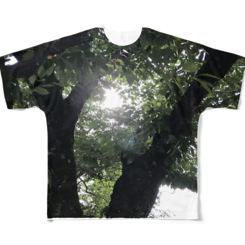緑 All-Over Print T-Shirt