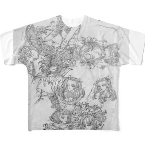 素描2 All-Over Print T-Shirt