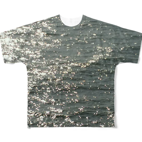 201410241247000 　海面は燻し銀 All-Over Print T-Shirt