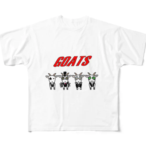 Goats All-Over Print T-Shirt