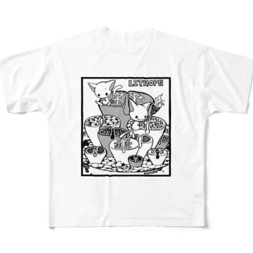 Shadow cat(リトープス) フルグラフィックTシャツ