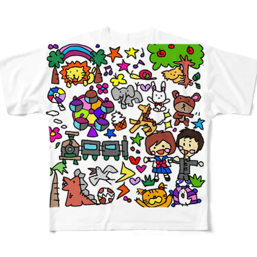 アニマルランド All-Over Print T-Shirt