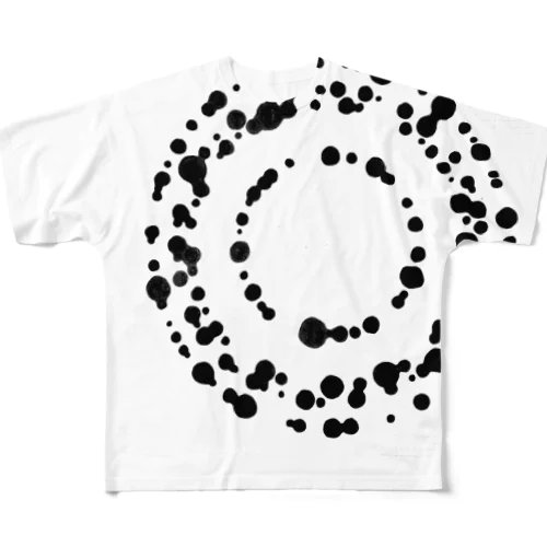 滴下 All-Over Print T-Shirt