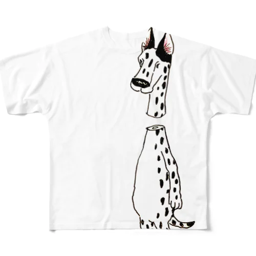 ダル　メシアン All-Over Print T-Shirt