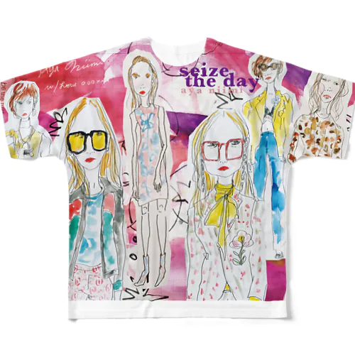 fashion_lady フルグラフィックTシャツ