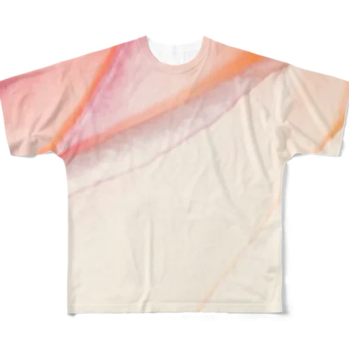 綾四季／花004 All-Over Print T-Shirt