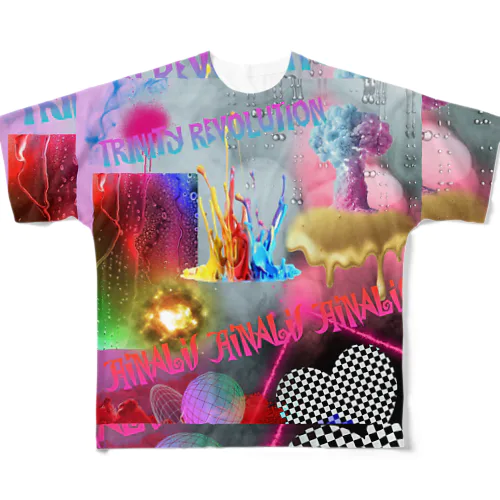 DINALIS PARTY  フルグラフィックTシャツ