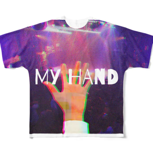 MY HAND フルグラフィックTシャツ