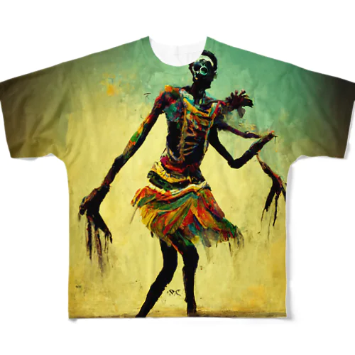 悪魔と踊れ All-Over Print T-Shirt