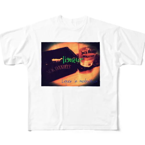 Liquor in moderation フルグラフィックTシャツ