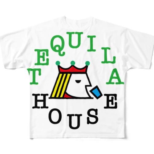 tequilahouse公式グッズ フルグラフィックTシャツ