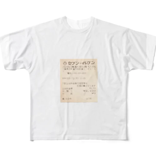 Receipt_001 フルグラフィックTシャツ