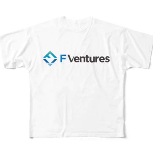 F Ventures Logo All-Over Print T-Shirt