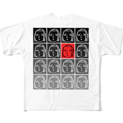 超絶増殖美少女 All-Over Print T-Shirt