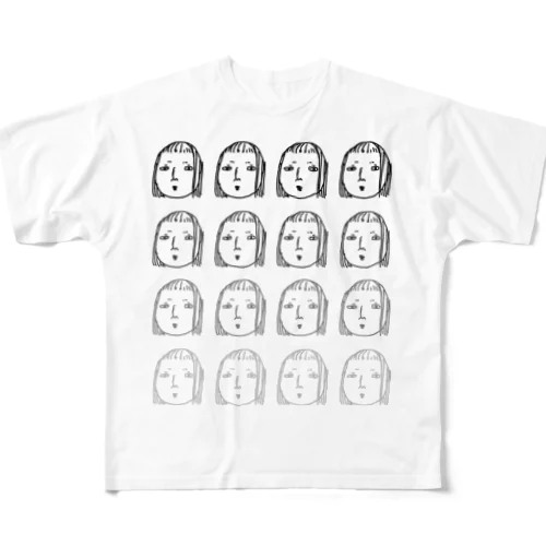 消えゆくはかなき超絶美少女 All-Over Print T-Shirt