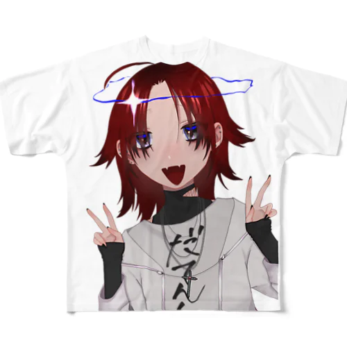 堕天使V All-Over Print T-Shirt