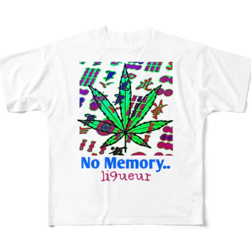 No Memory.. フルグラフィックTシャツ