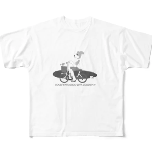 チャリサーが行く！ All-Over Print T-Shirt