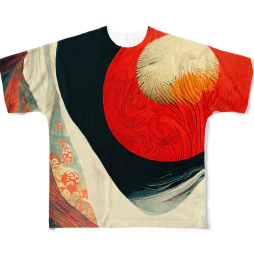 達磨 All-Over Print T-Shirt
