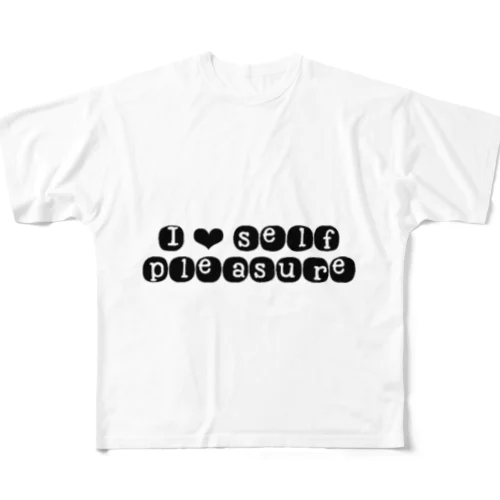 I♡Self pleasureシリーズ フルグラフィックTシャツ