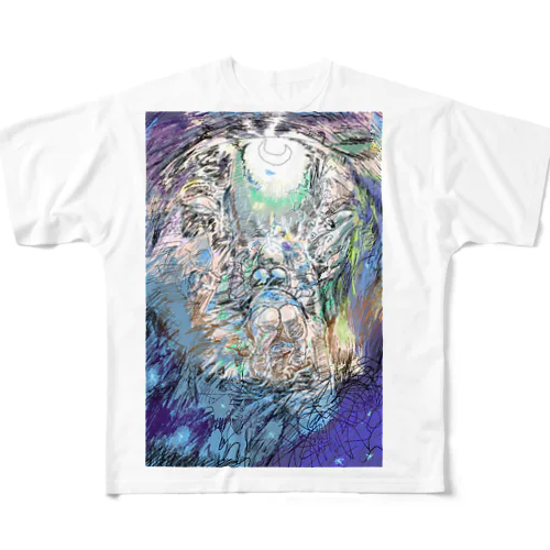 月までコールドスリープ All-Over Print T-Shirt