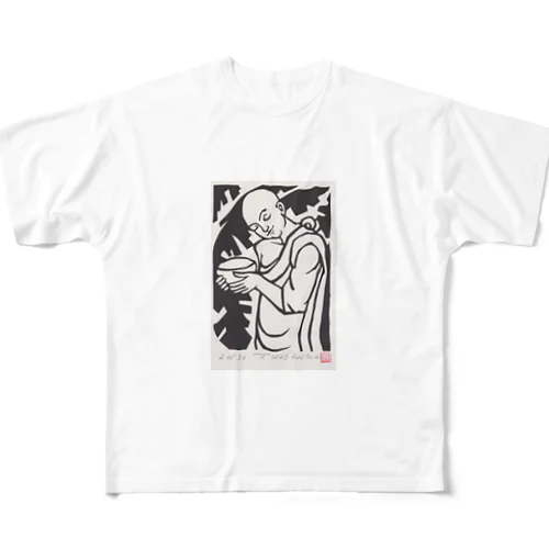 T.Koshikaシャツ（僧） フルグラフィックTシャツ