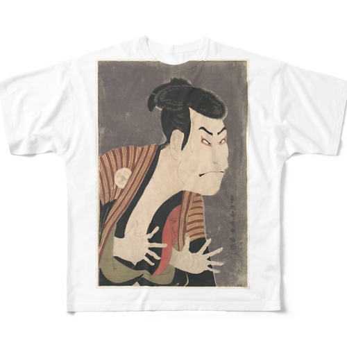 三代目大谷鬼次の奴江戸兵衛 All-Over Print T-Shirt