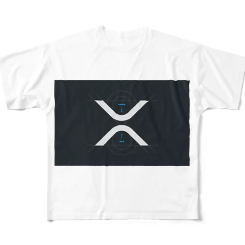 XRP  フルグラフィックTシャツ