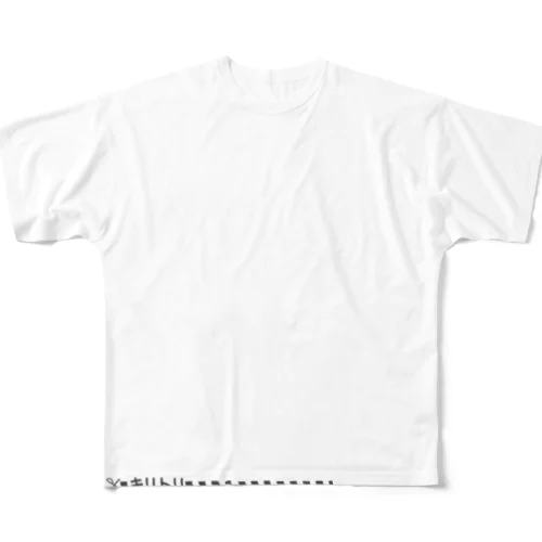 キリトリ フルグラフィックTシャツ