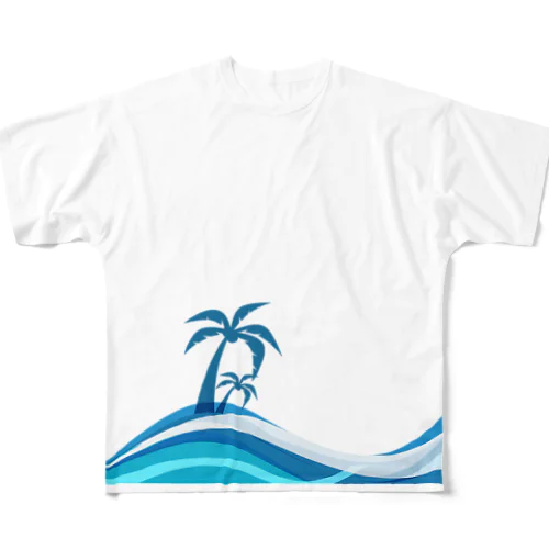 summer beach2 フルグラフィックTシャツ