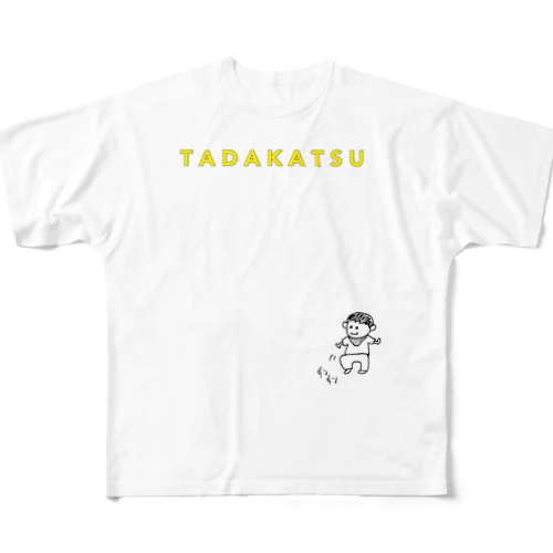 DanDan TADAKATSU フルグラフィックTシャツ