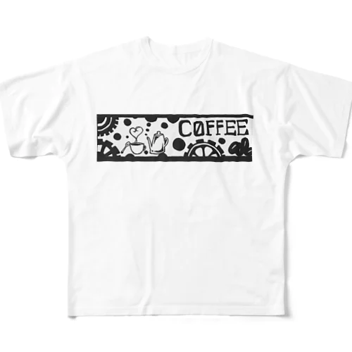 喫茶Coffeeシリーズ All-Over Print T-Shirt