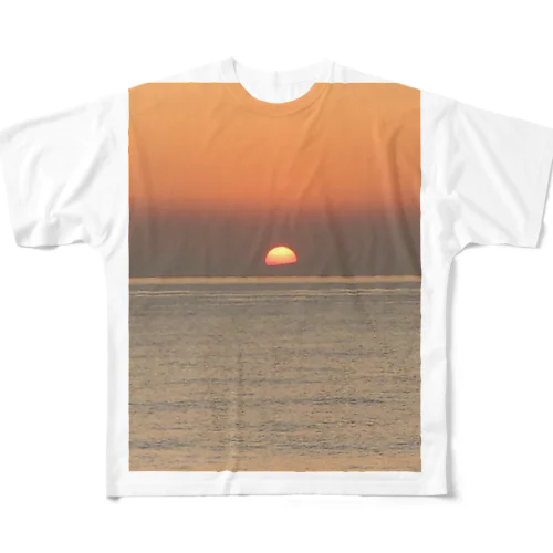 夕陽01 フルグラフィックTシャツ